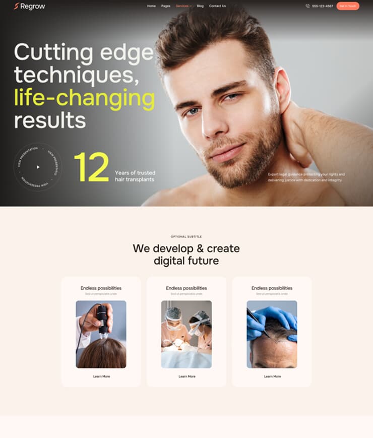 Bannière promotionnelle clinique esthétique