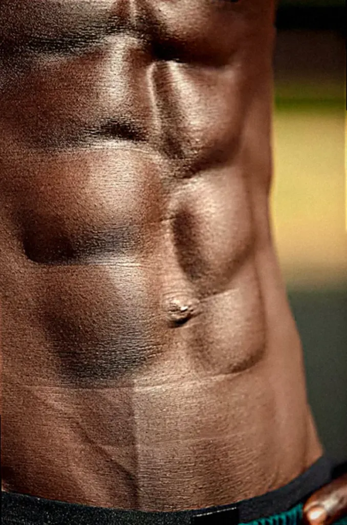 Séance d’épilation laser sur le ventre