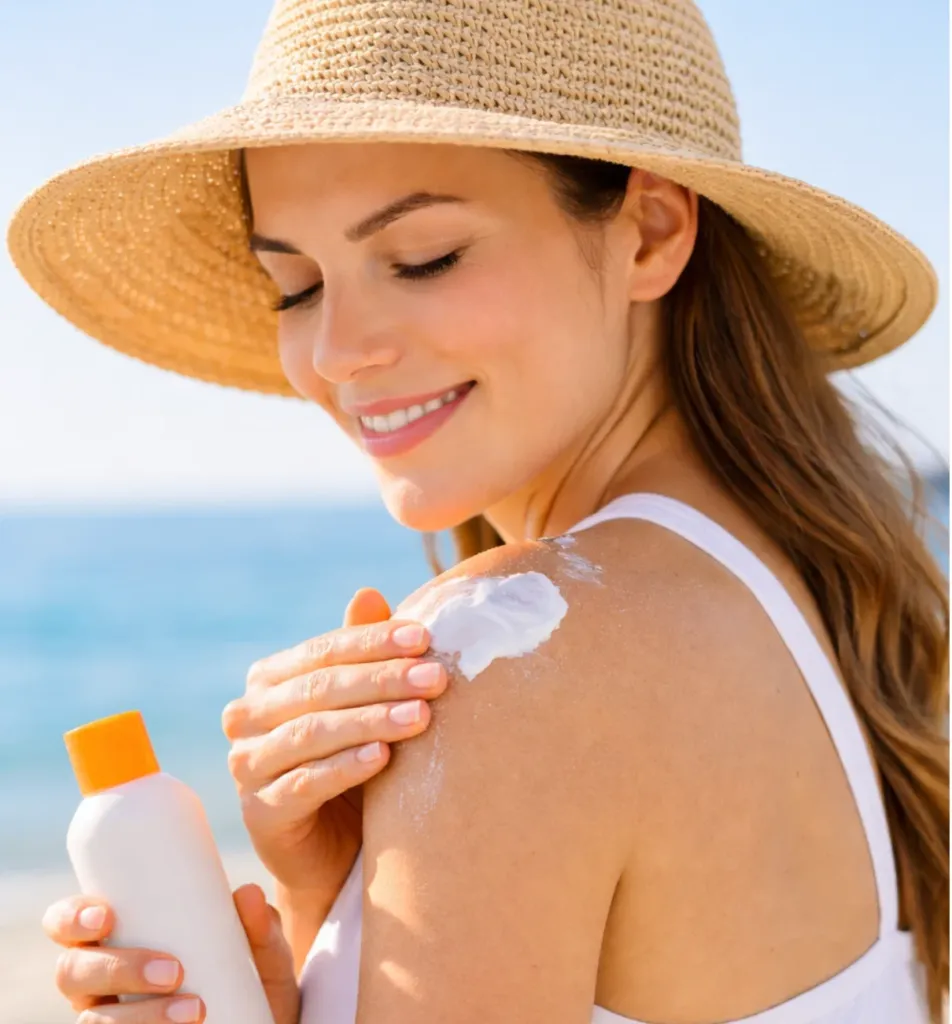 protection solaire après épilation laser