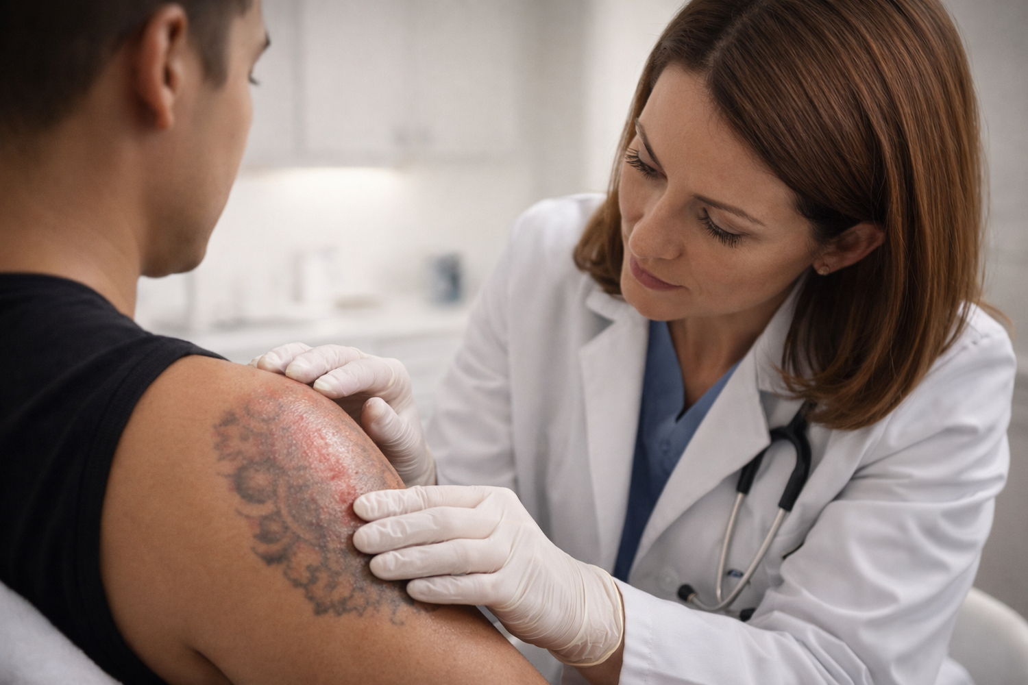 cicatrice apres detatouage 1